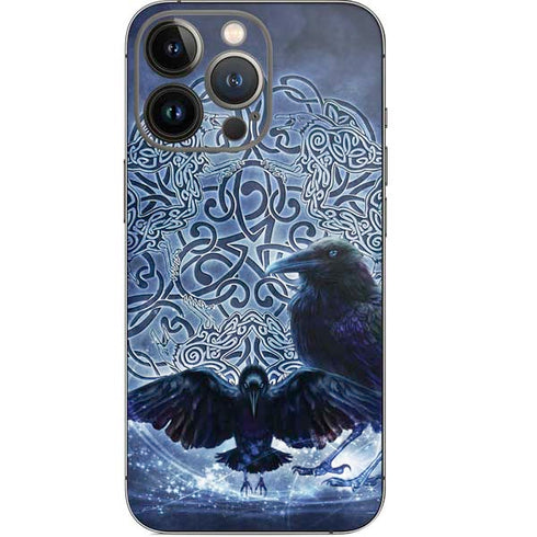 Brigid Ashwood Celtic Raven iPhone 14 Pro Skin